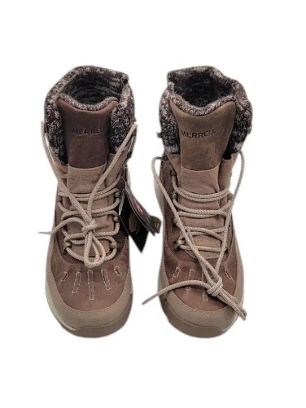 MERRELL Siren 4 Thermo Mid Zip Waterproof Women’s Winter Boots Brown Size 10.5